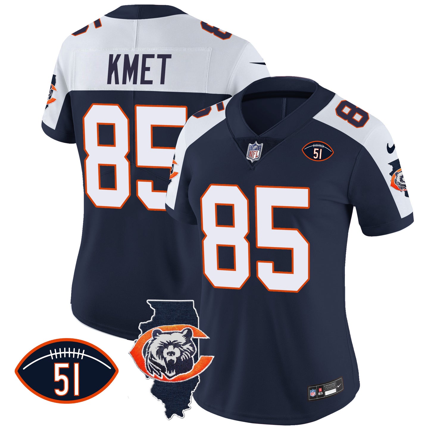 Navy Alternate - Cole Kmet