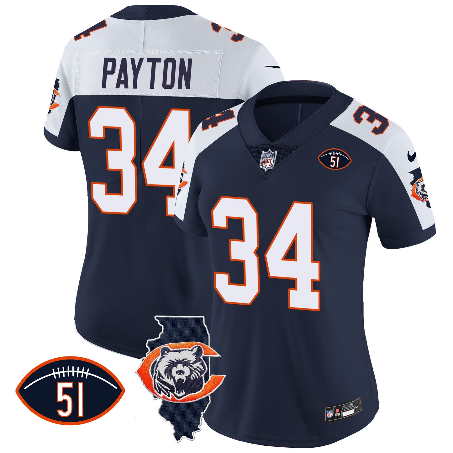 Navy Alternate - Walter Payton