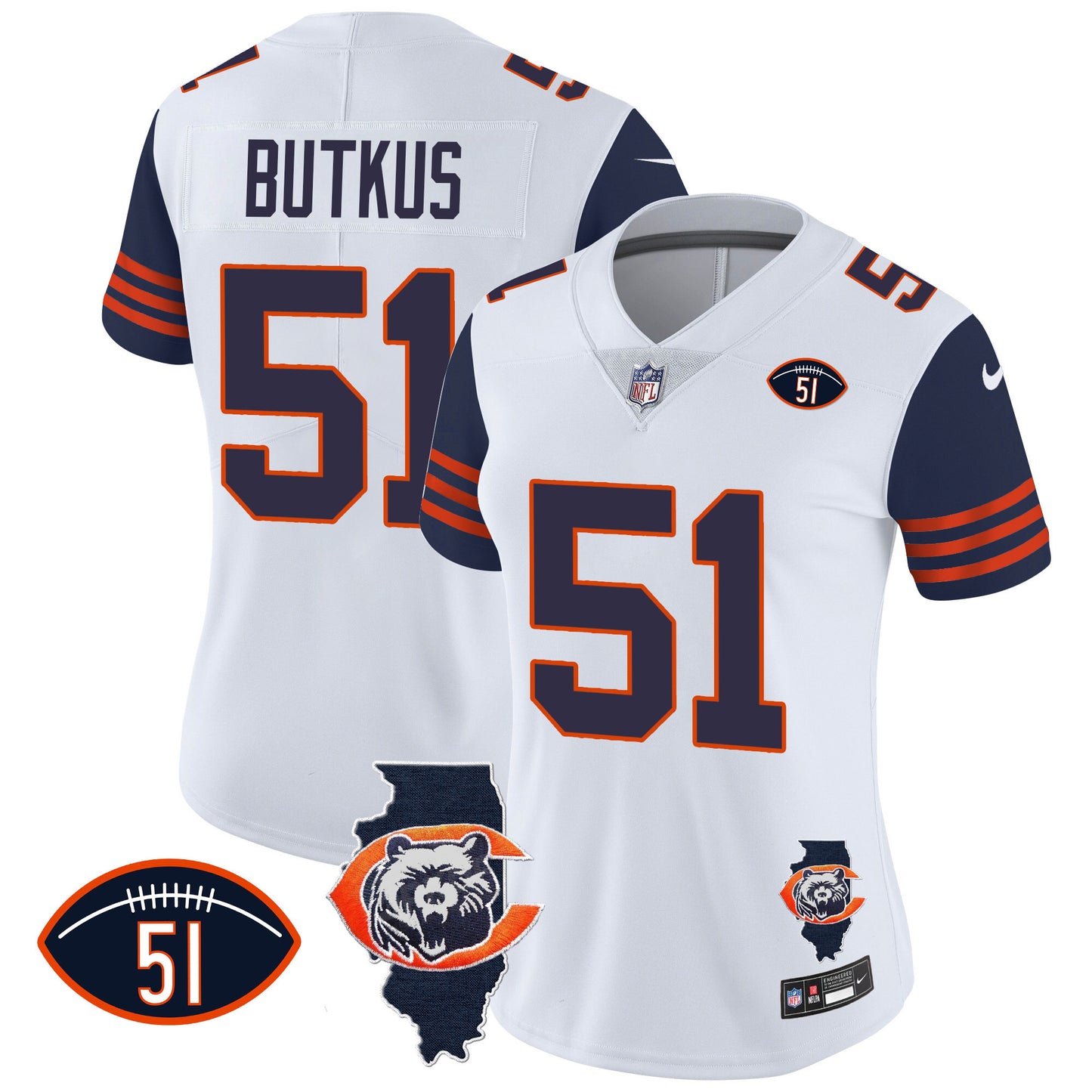 Navy Sleeves - Dick Butkus