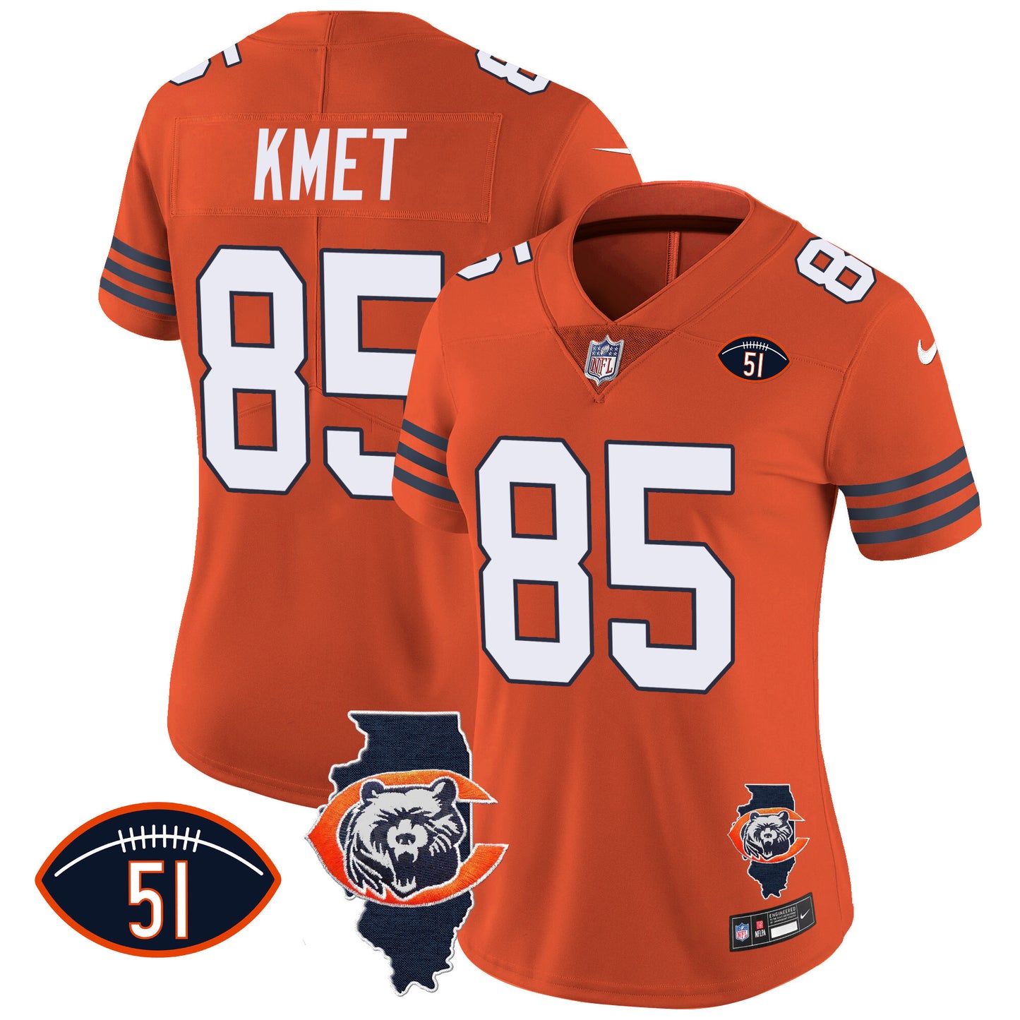 Orange - Cole Kmet