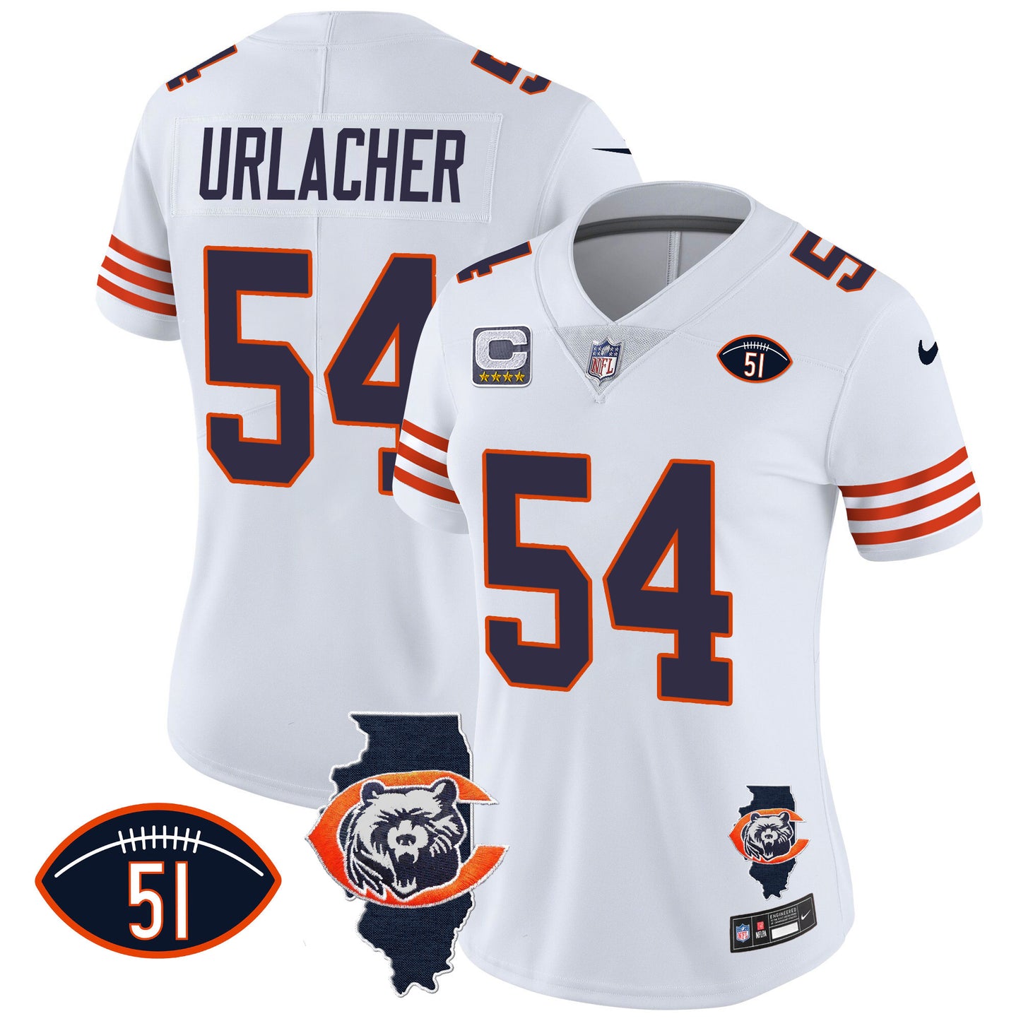 White - Brian Urlacher