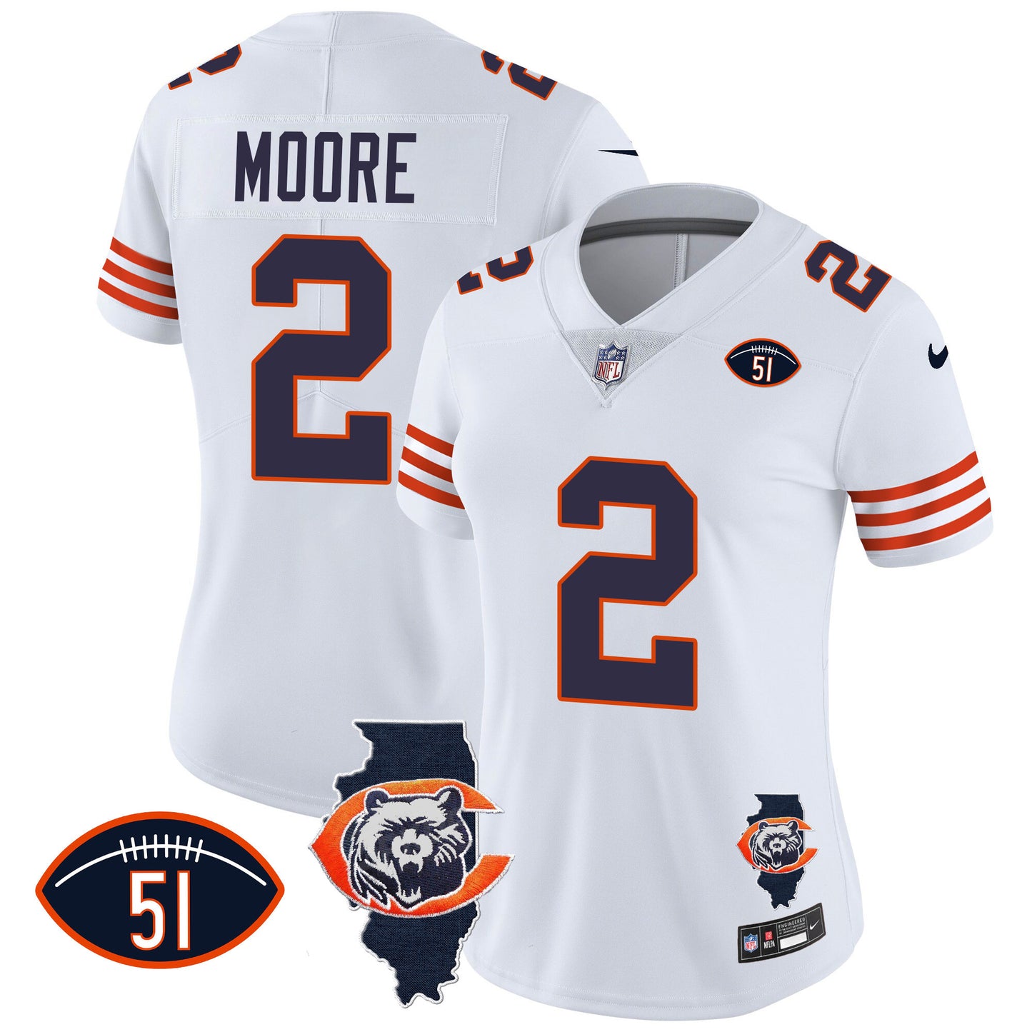 White - D.J. Moore