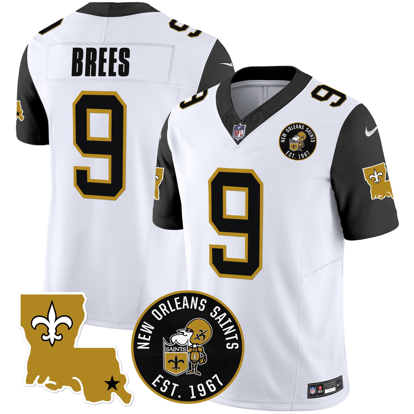 Black Sleeves - Drew Brees