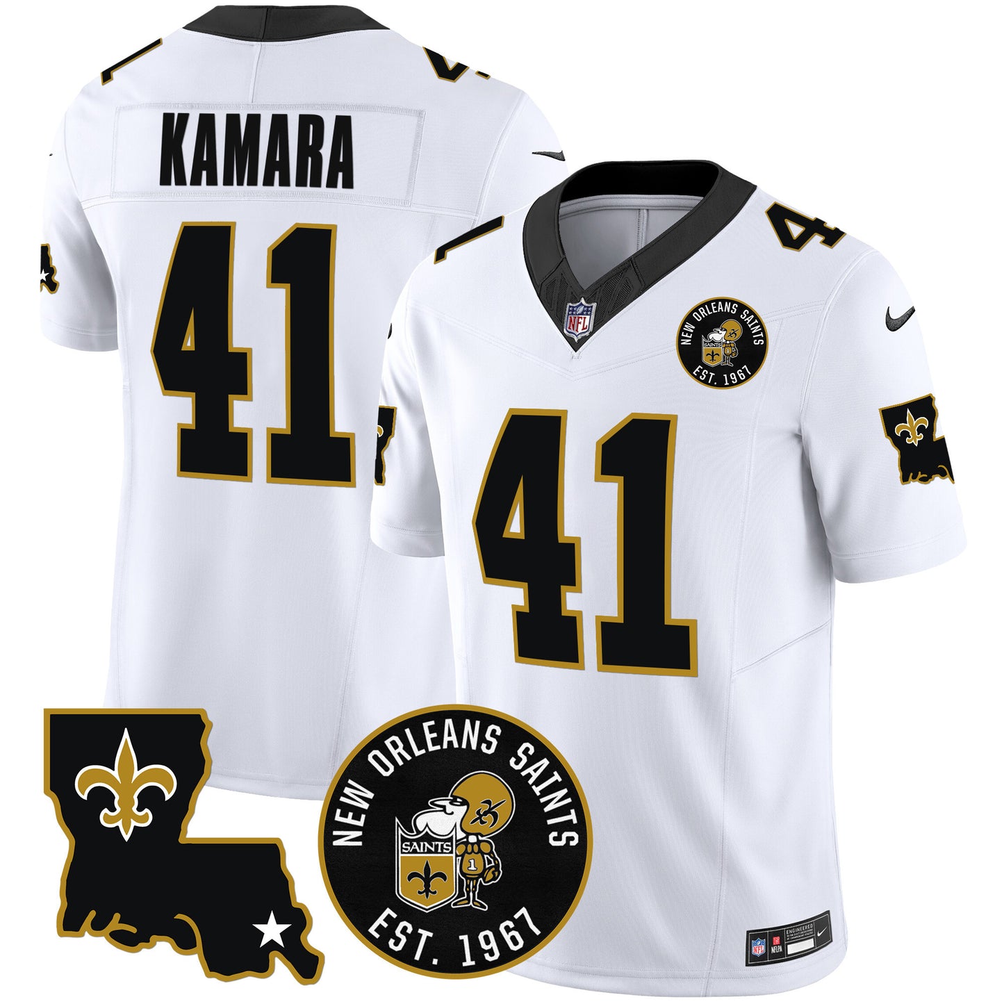 White - Alvin Kamara