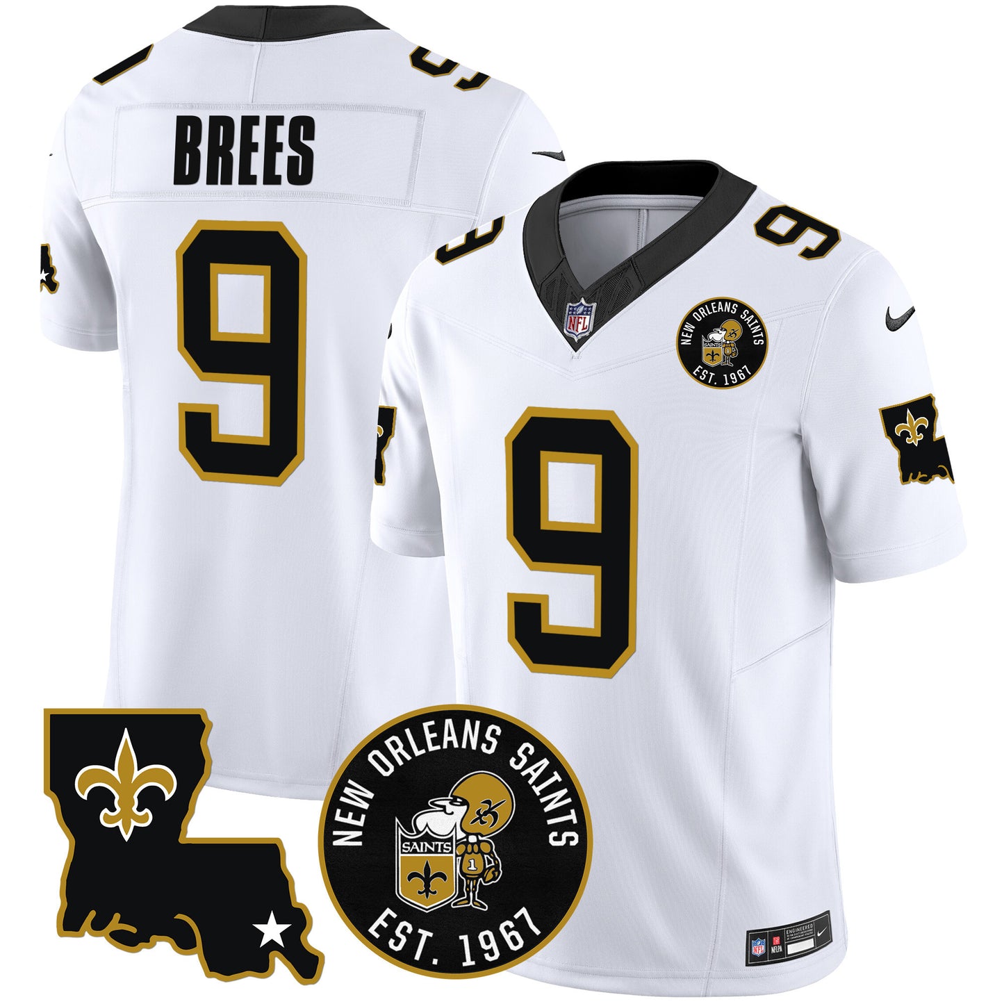 White - Drew Brees