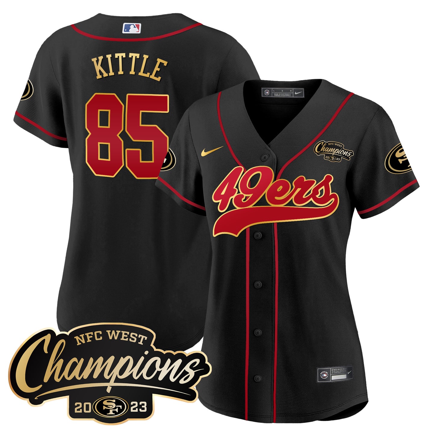 Black Gold Trim - George Kittle