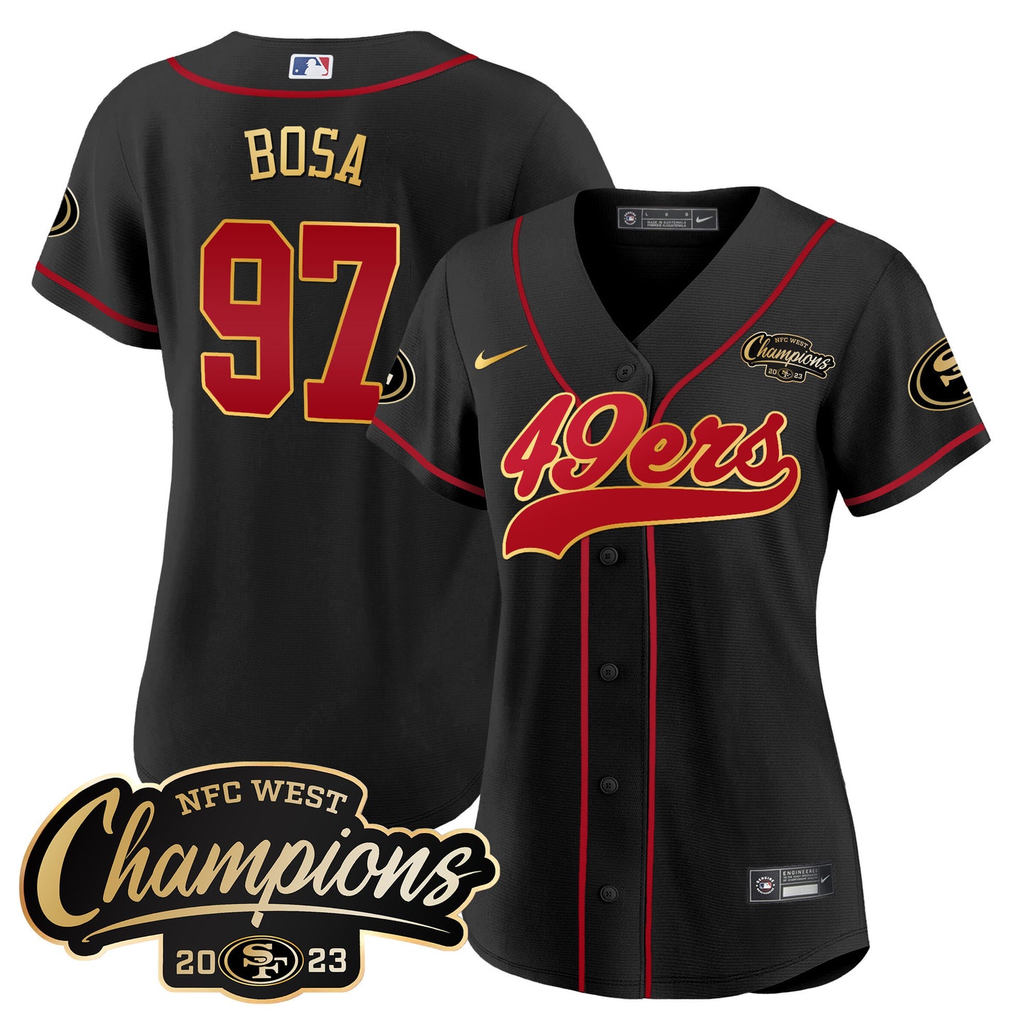 Black Gold Trim - Nick Bosa
