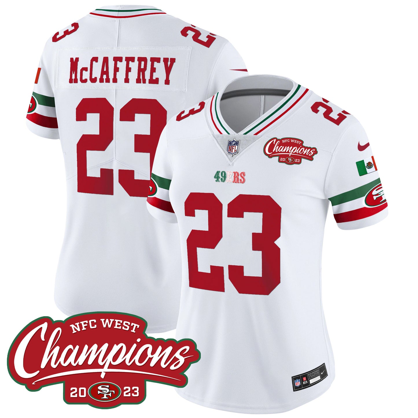 White - Christian McCaffrey