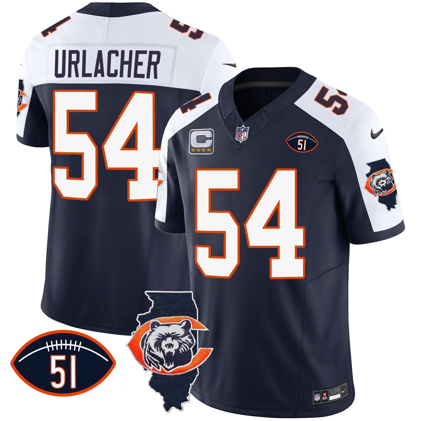 Navy Alternate - Brian Urlacher