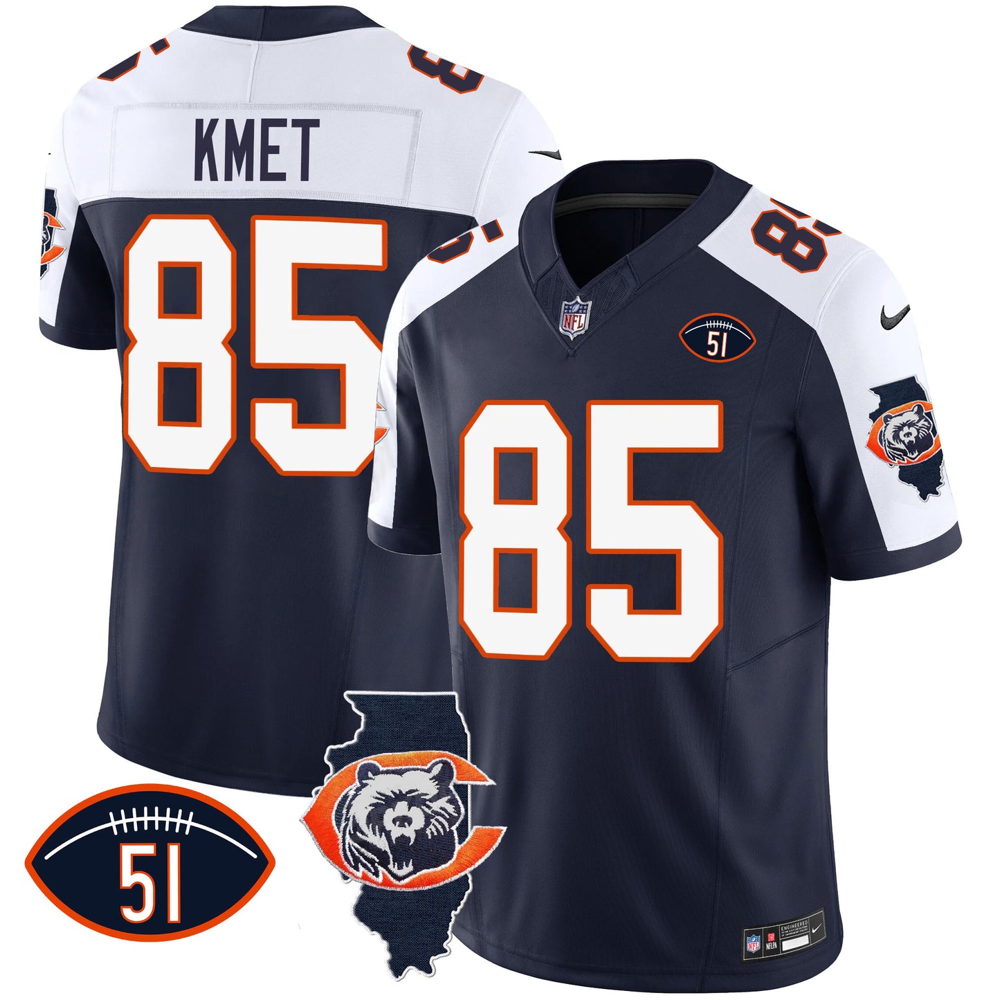 Navy Alternate - Cole Kmet