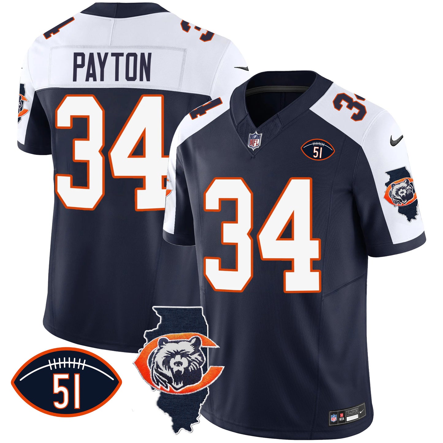 Navy Alternate - Walter Payton