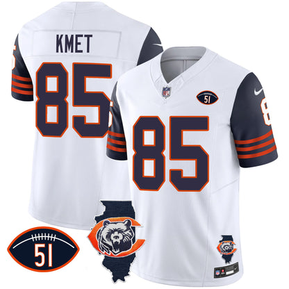 Navy Sleeves - Cole Kmet