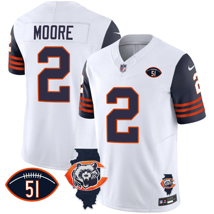 Navy Sleeves - D.J. Moore