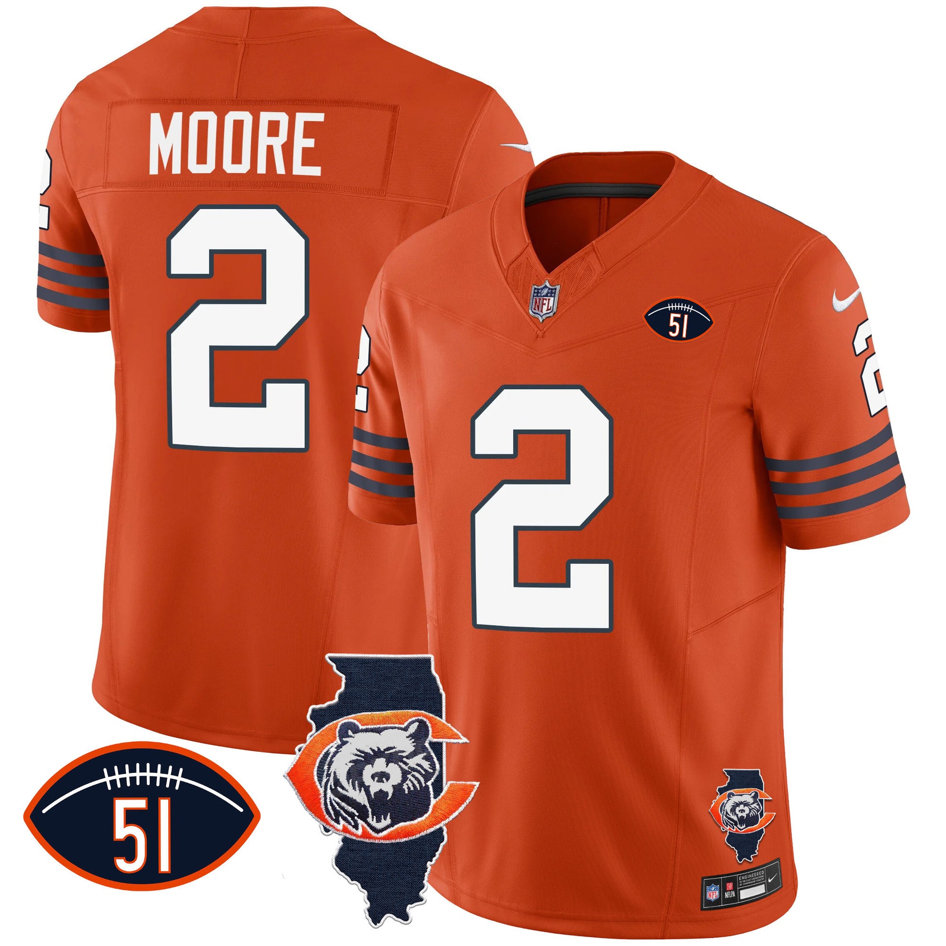Orange - D.J. Moore