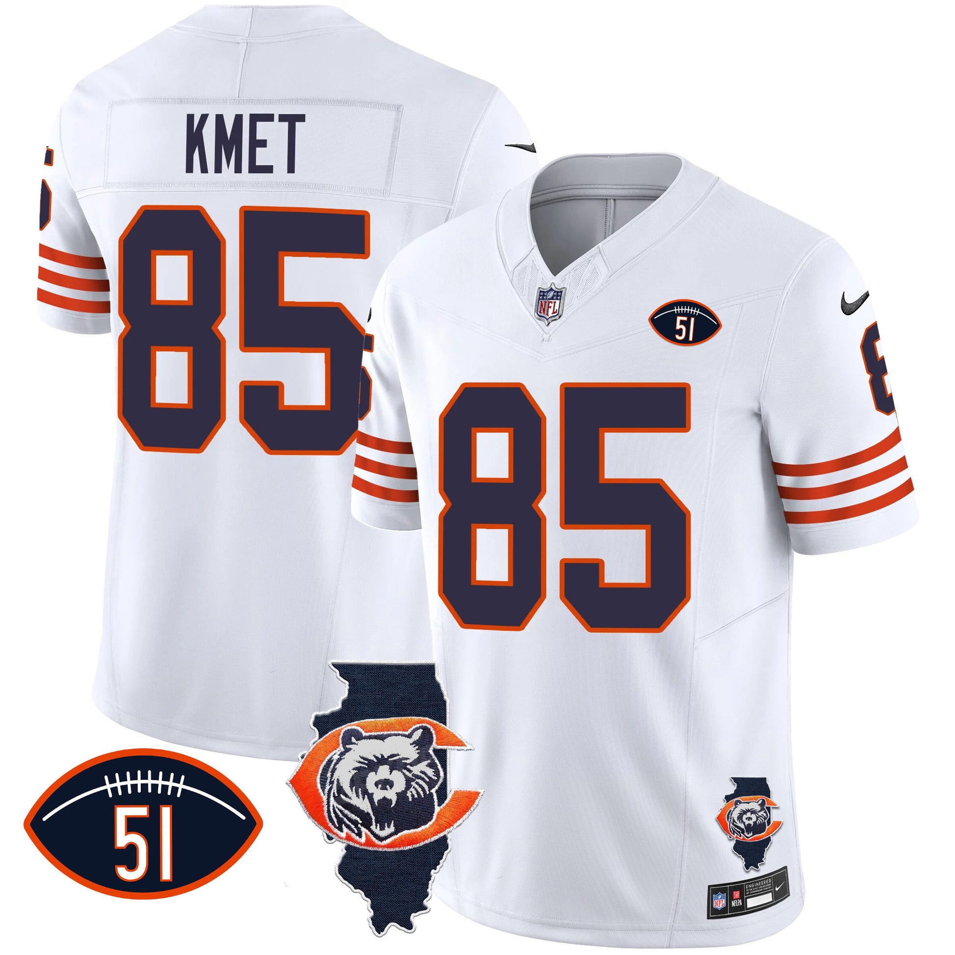 White - Cole Kmet
