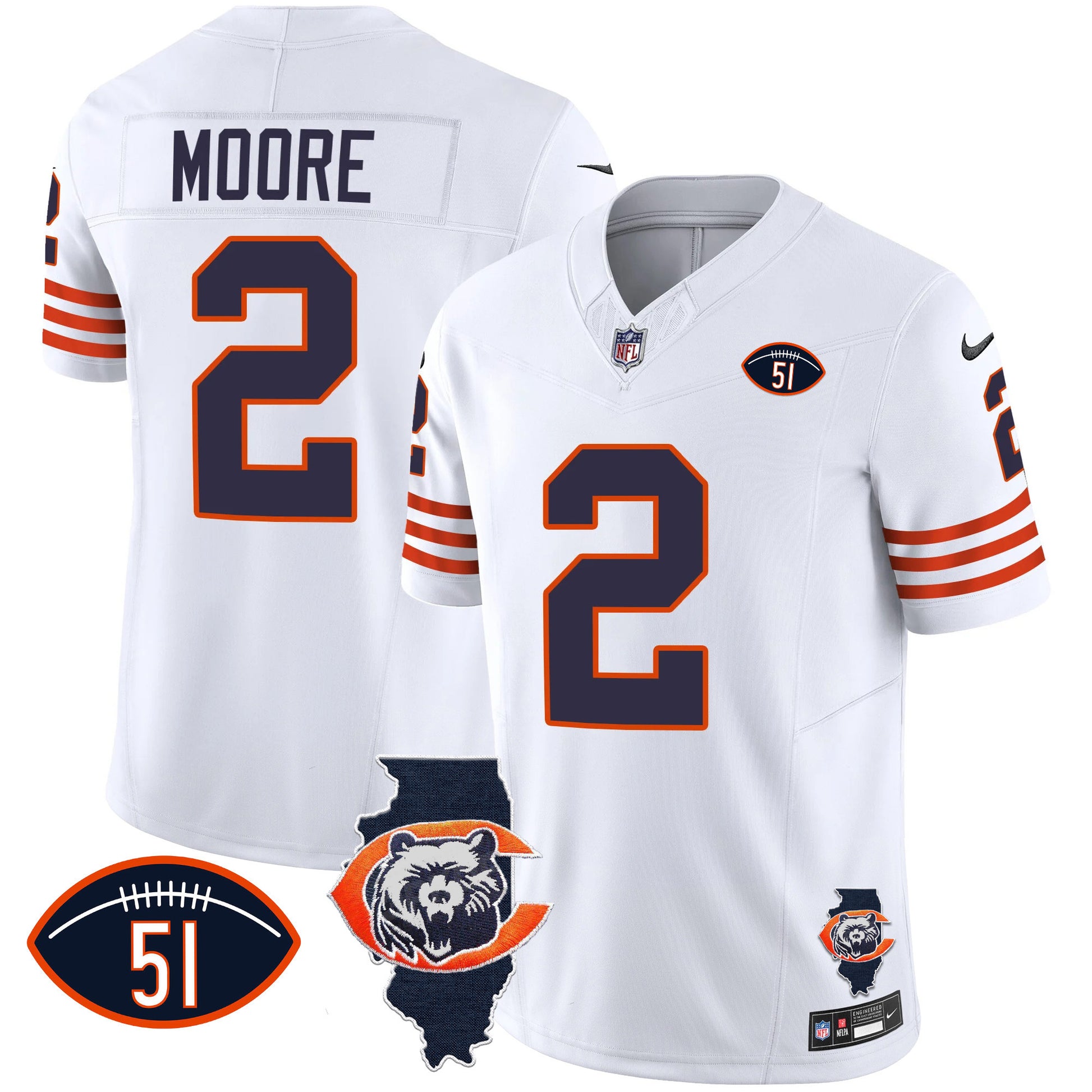 White - D.J. Moore