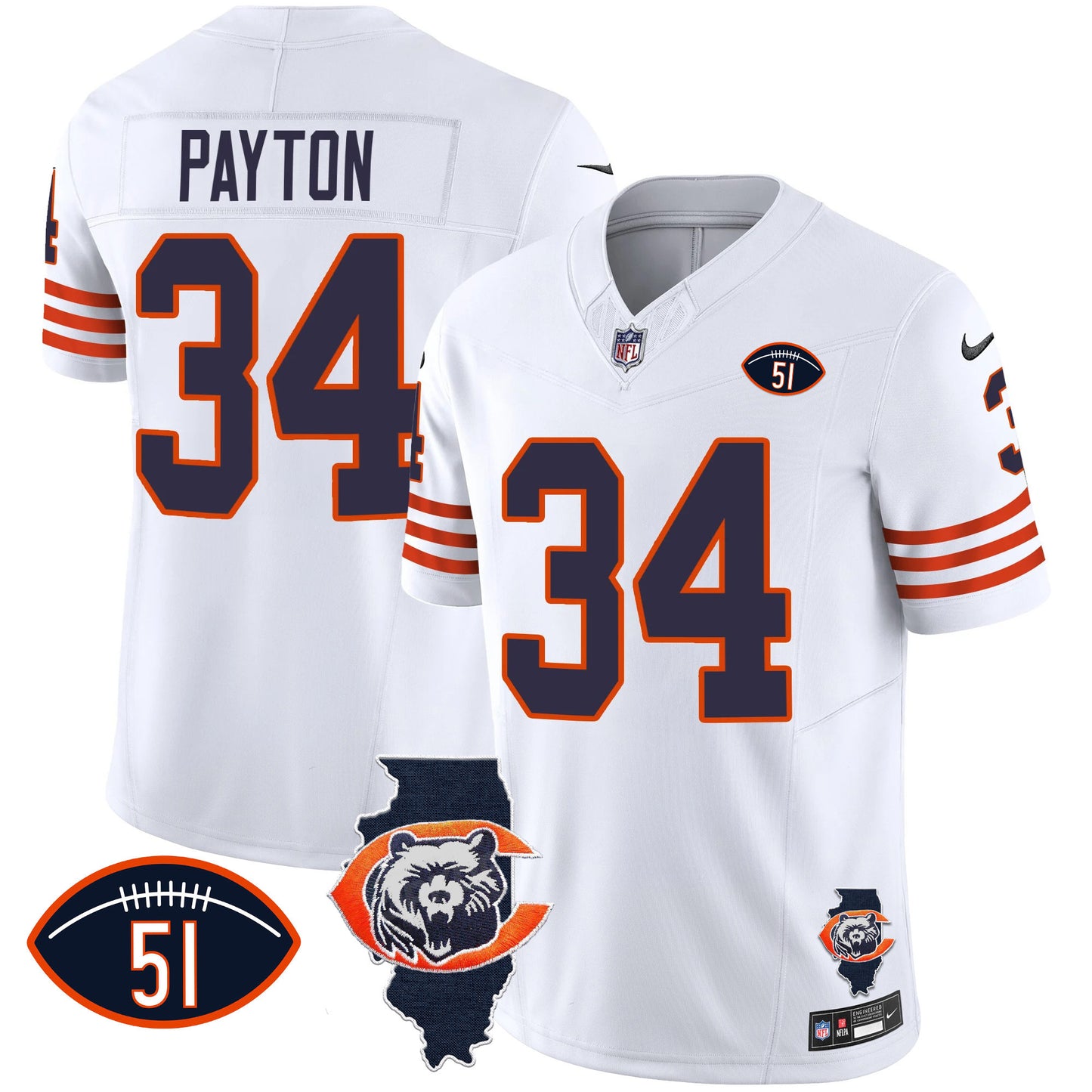 White - Walter Payton