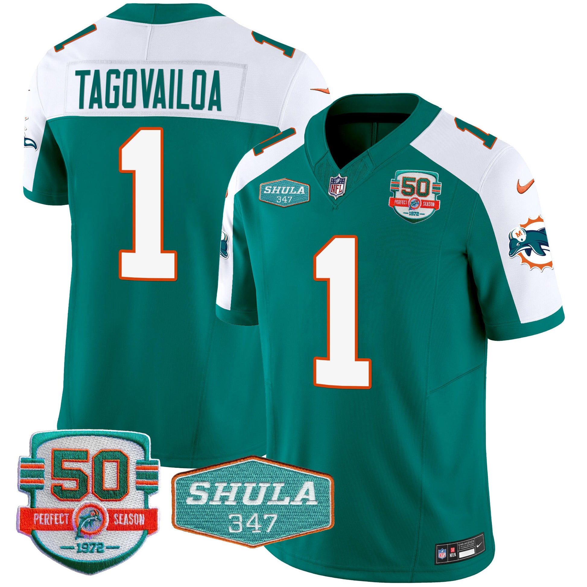 Tua Tagovailoa - Aqua Alternate