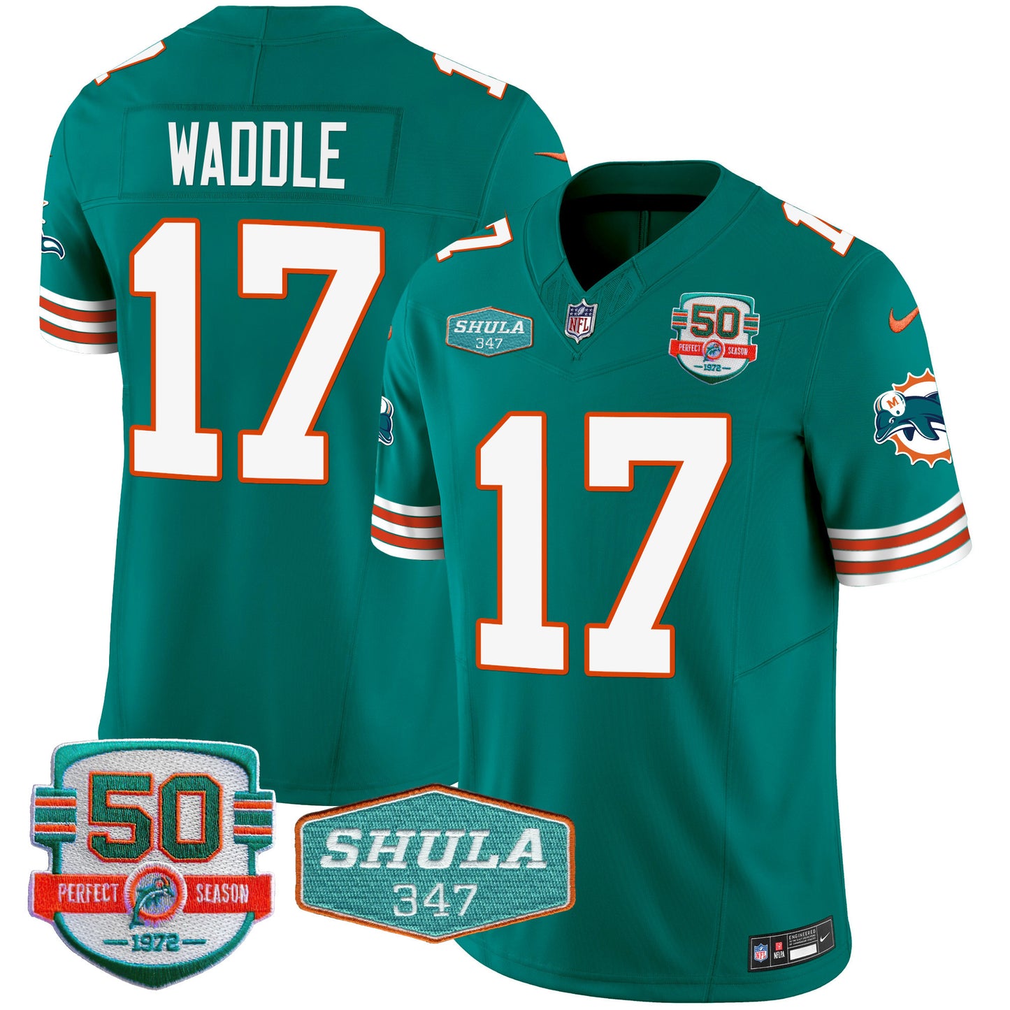 Jaylen Waddle - Aqua