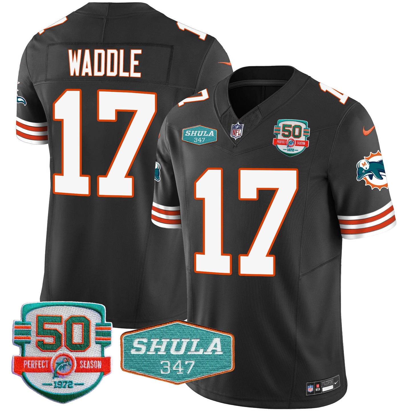 Jaylen Waddle - Black