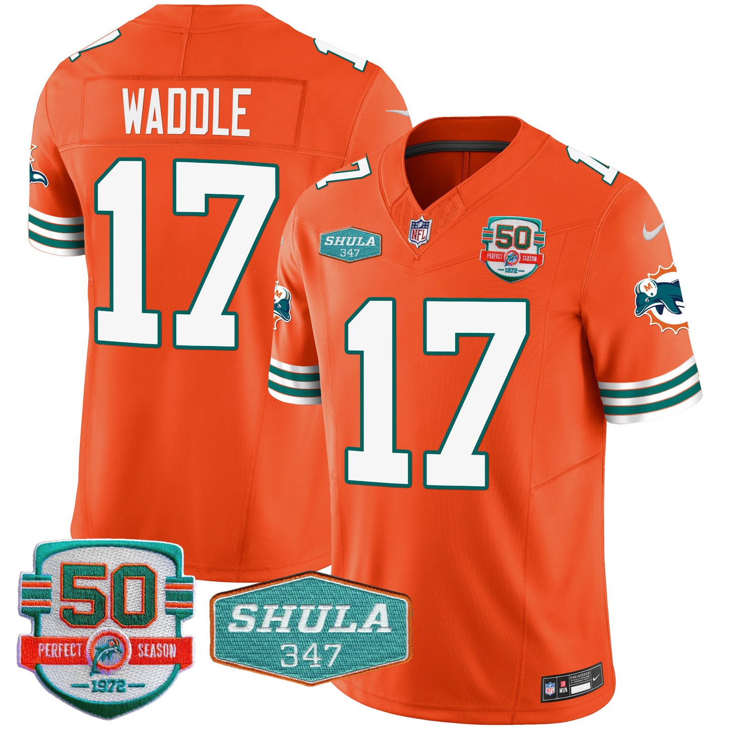 Jaylen Waddle - Orange