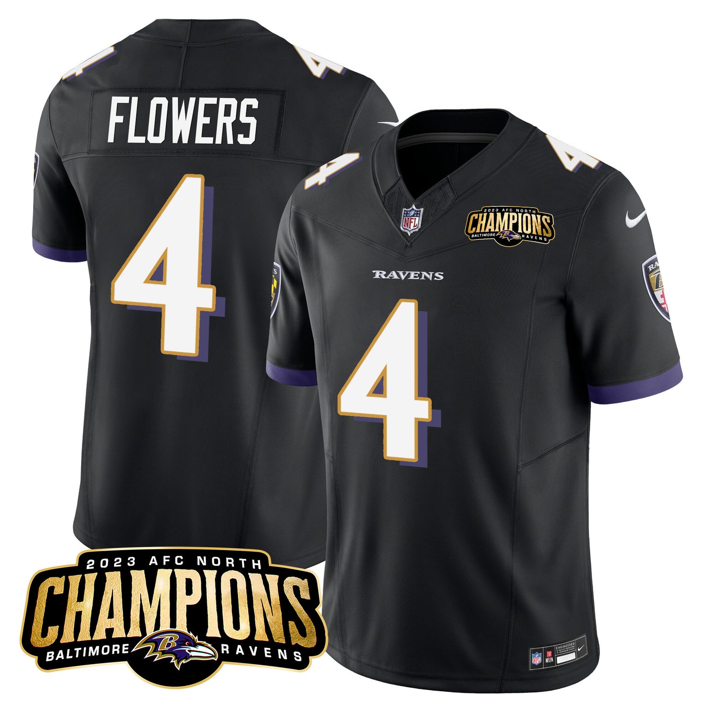 Black - Zay Flowers
