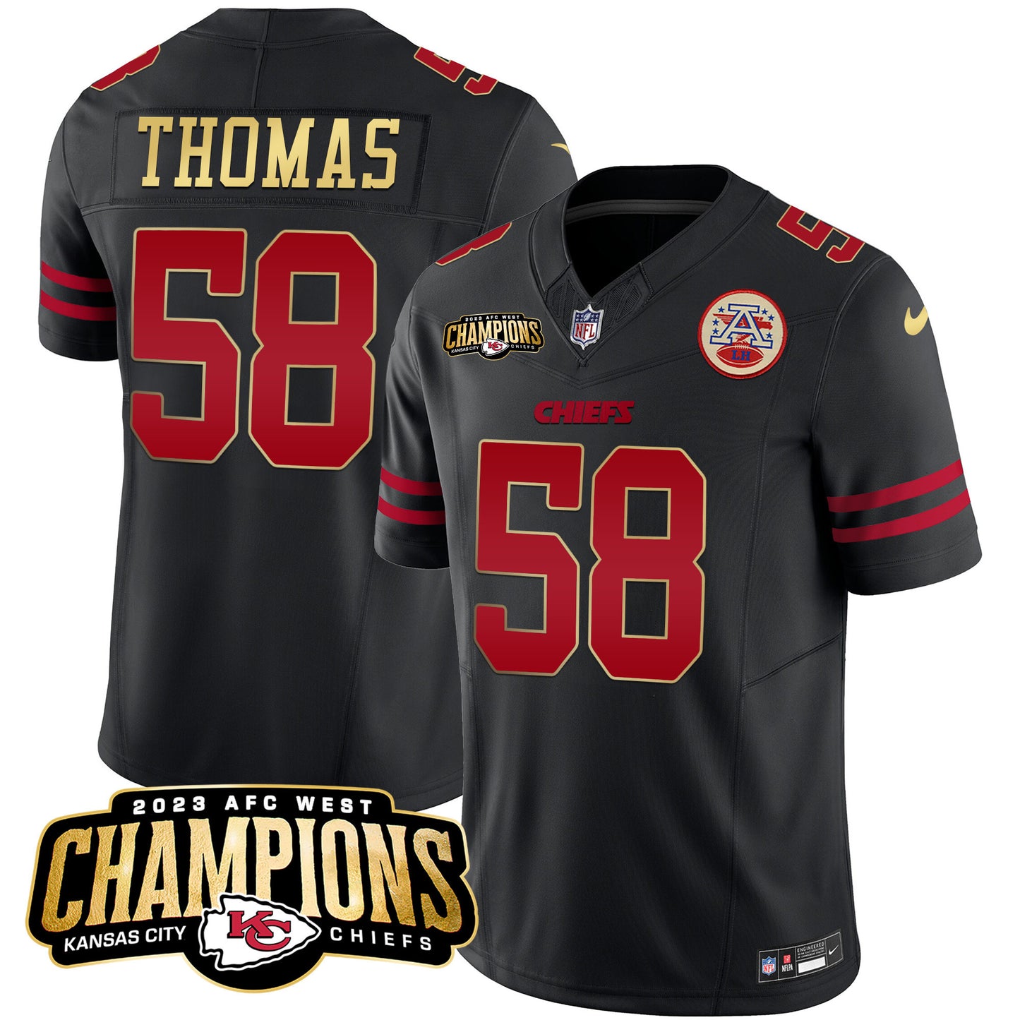 Gold Trim - Derrick Thomas