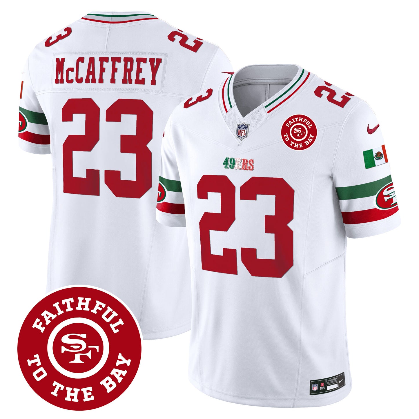 White - Christian McCaffrey