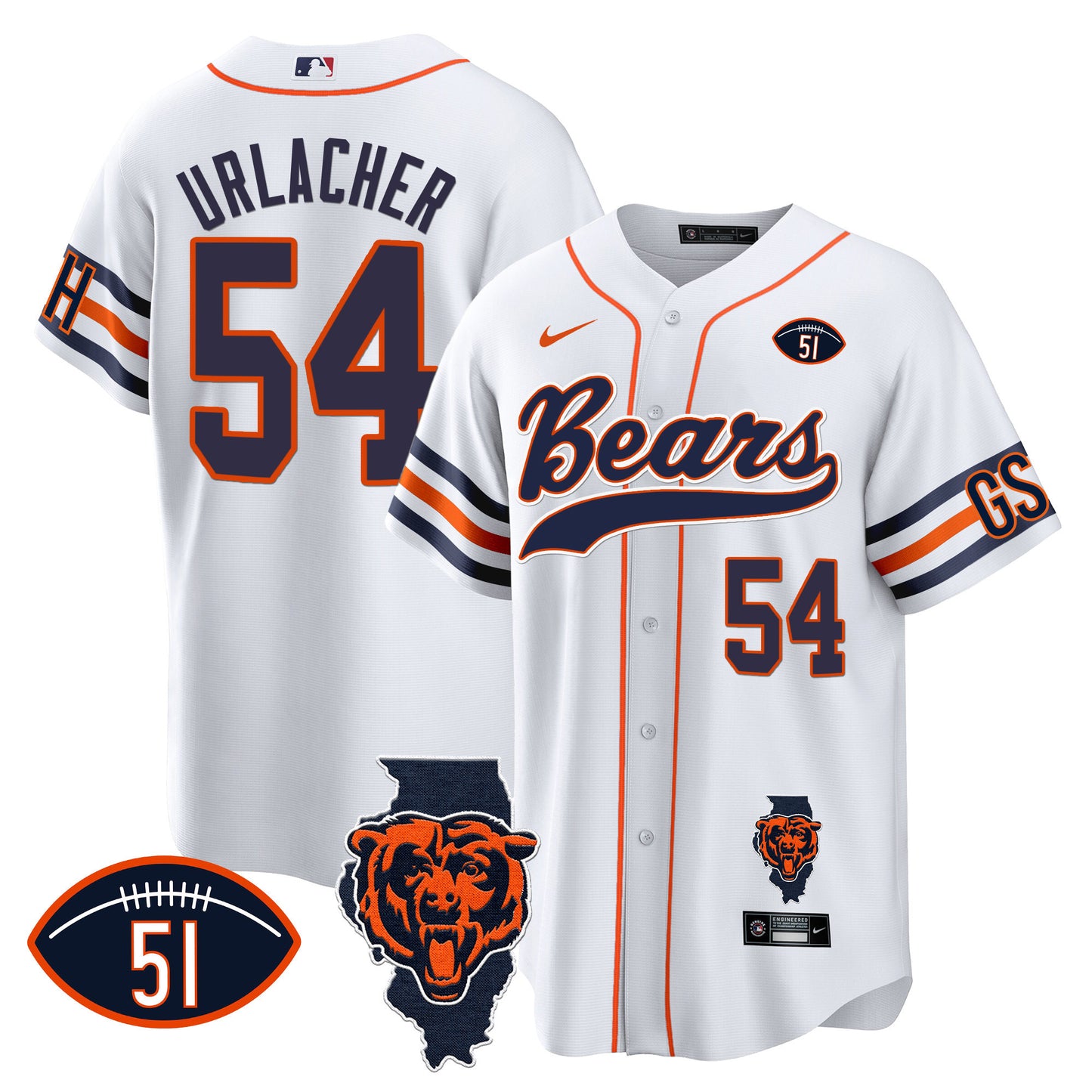 White - Brian Urlacher