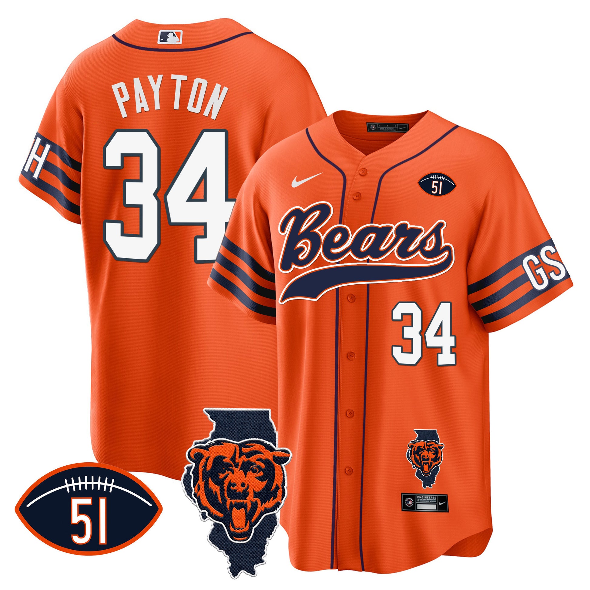 Orange - Walter Payton