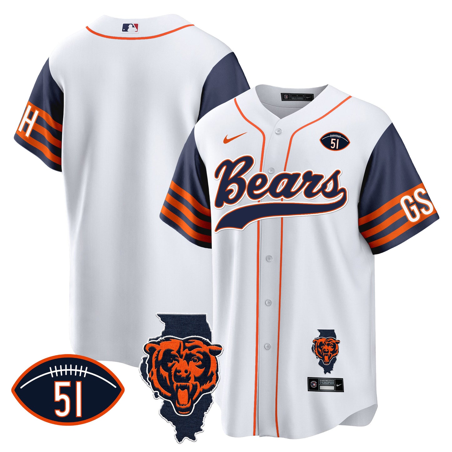Navy Sleeves - Team
