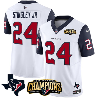 Navy Sleeves - Derek Stingley Jr.