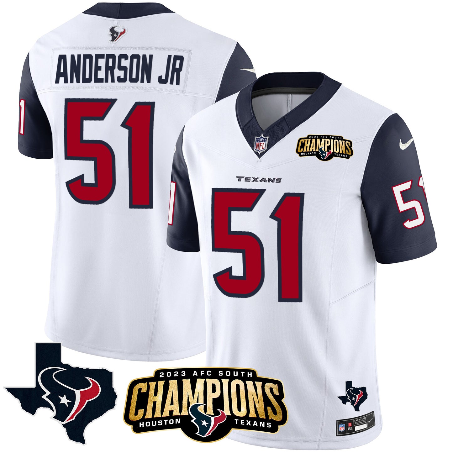 Navy Sleeves - Will Anderson Jr.