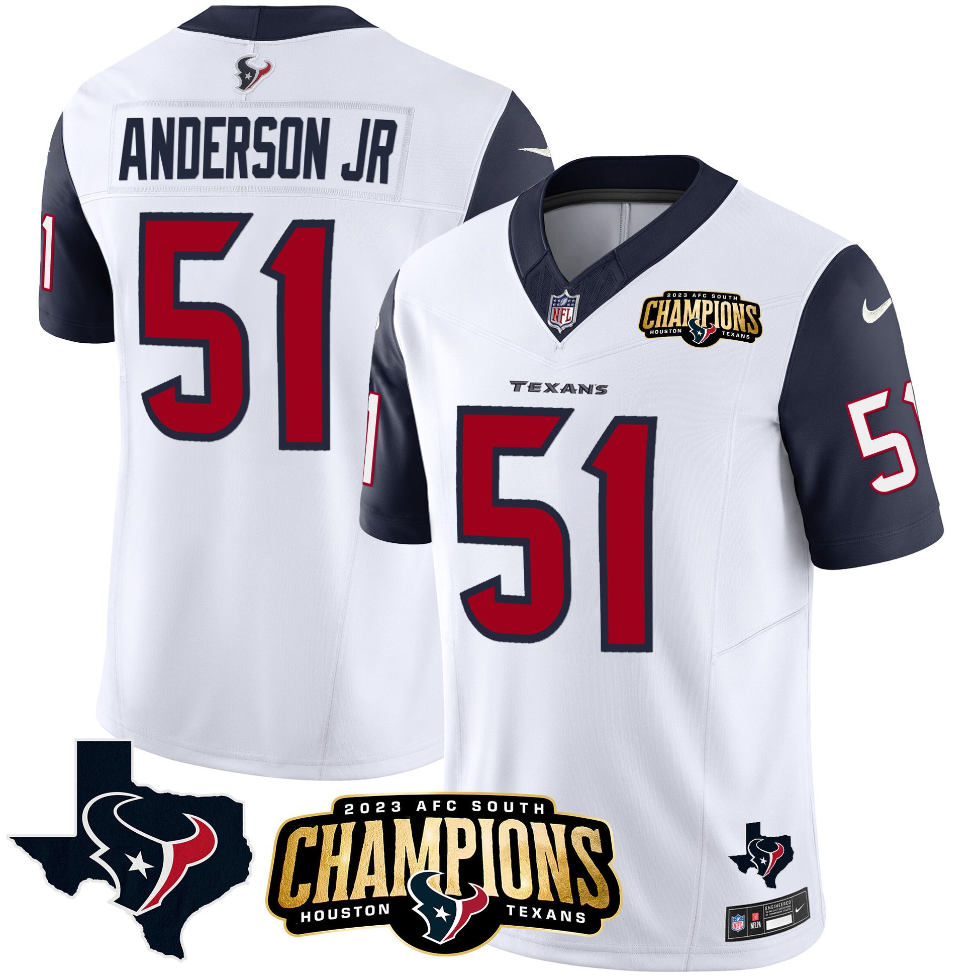 Navy Sleeves - Will Anderson Jr.