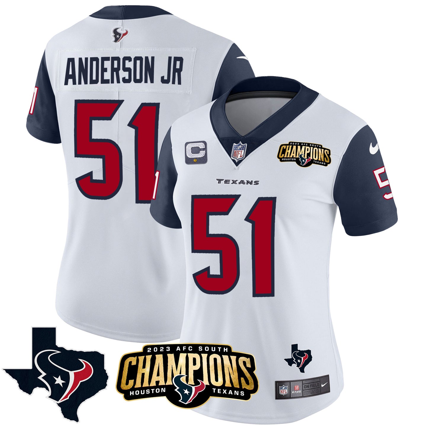 Navy Sleeves - Will Anderson Jr.