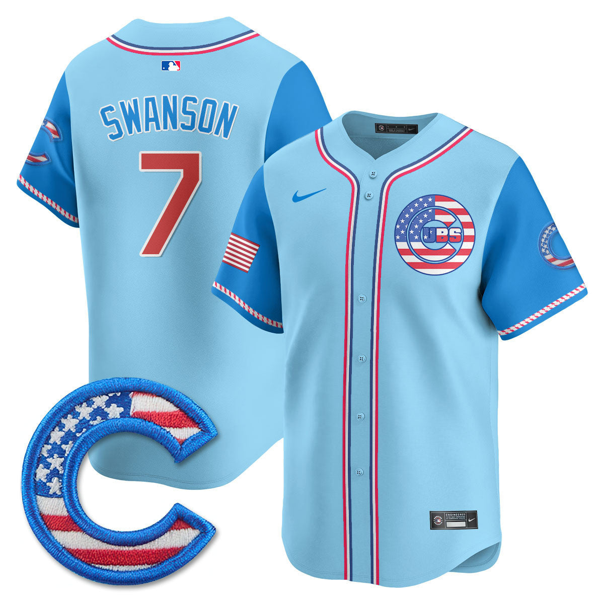 Light Blue Alternate - Dansby Swanson