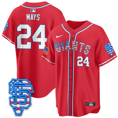Red - Willie Mays
