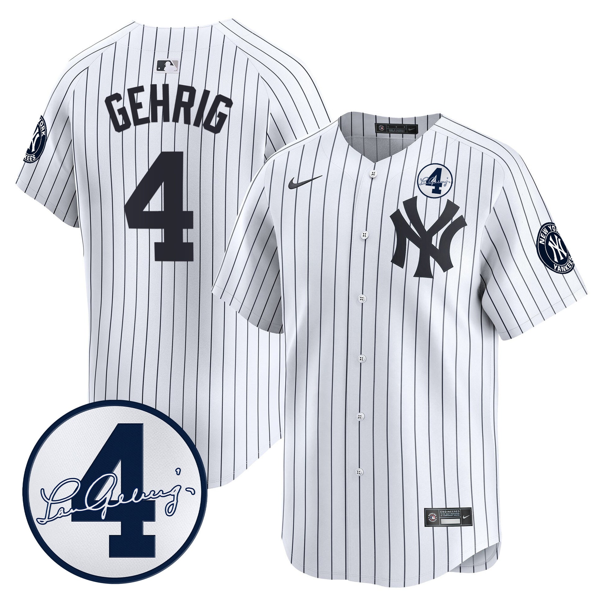White - Lou Gehrig