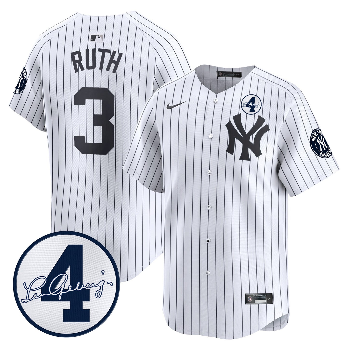 White - Babe Ruth