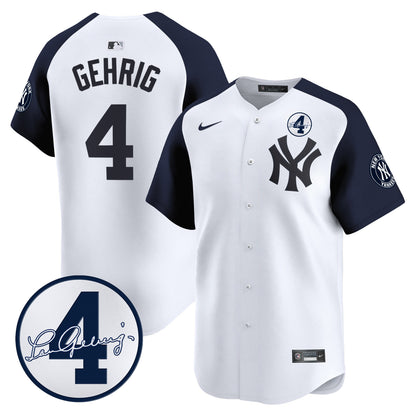 White Alternate - Lou Gehrig