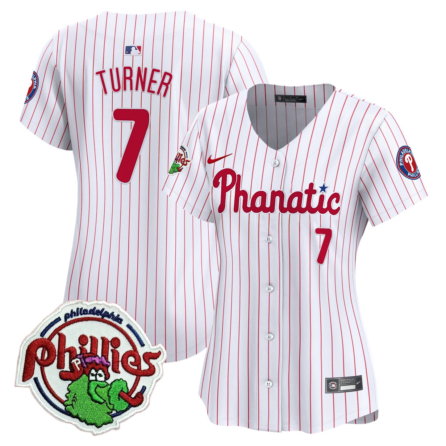 White Pinstripe - Trea Turner