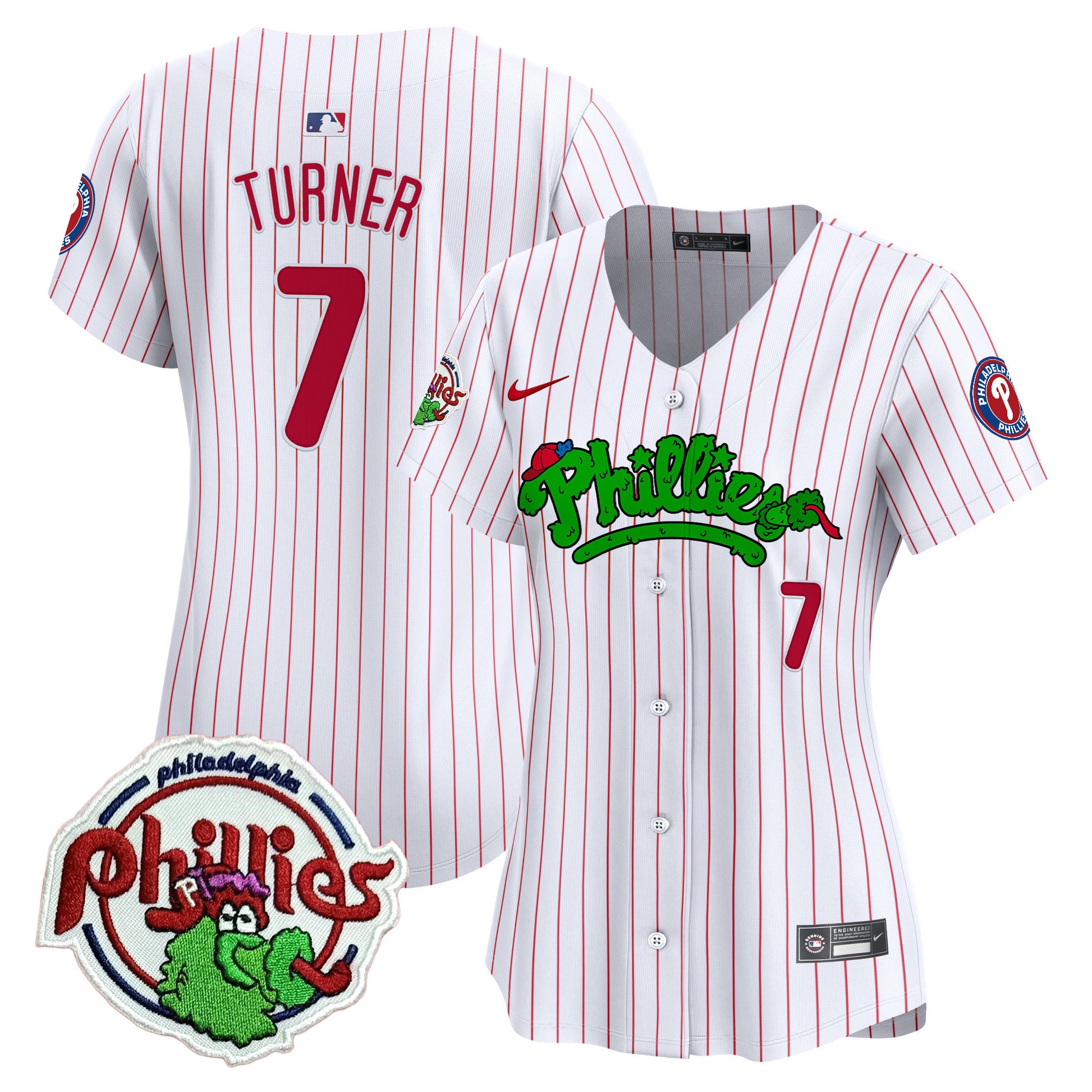 White Pinstripe - Trea Turner