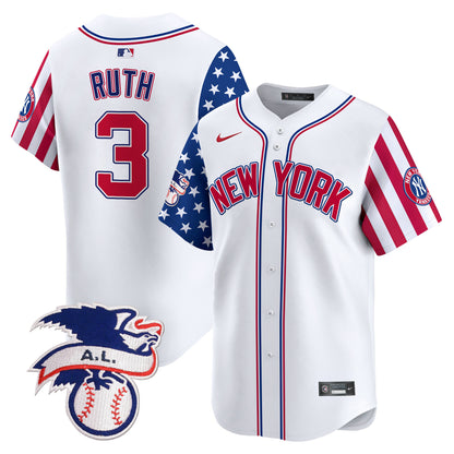 White - Babe Ruth
