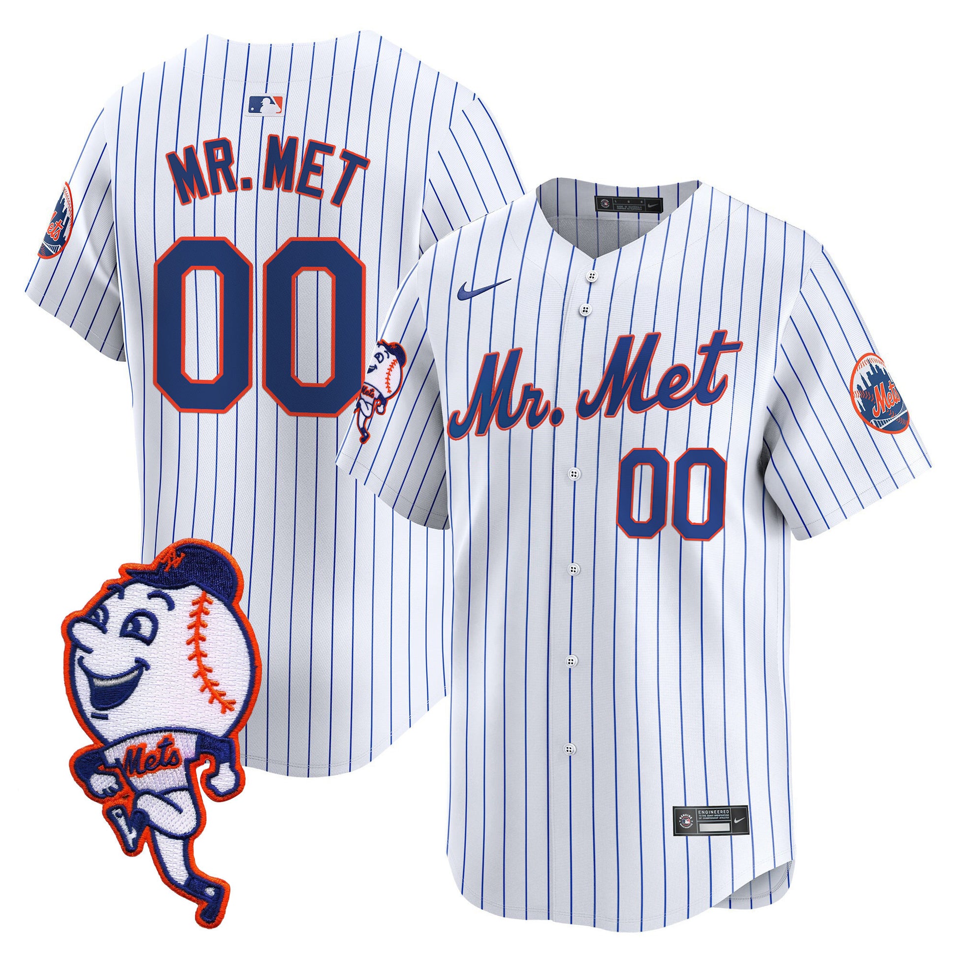 White - Mr. Met