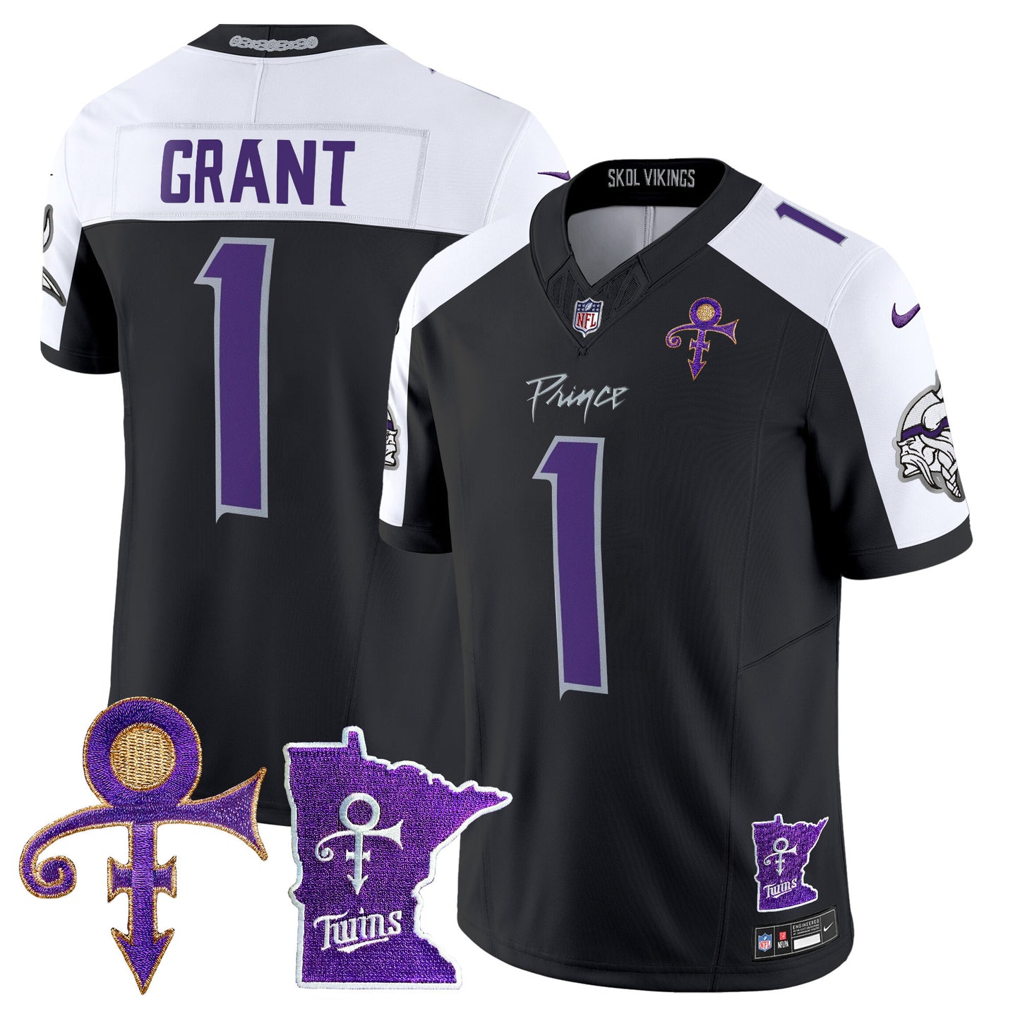 Black Alternate - Bud Grant