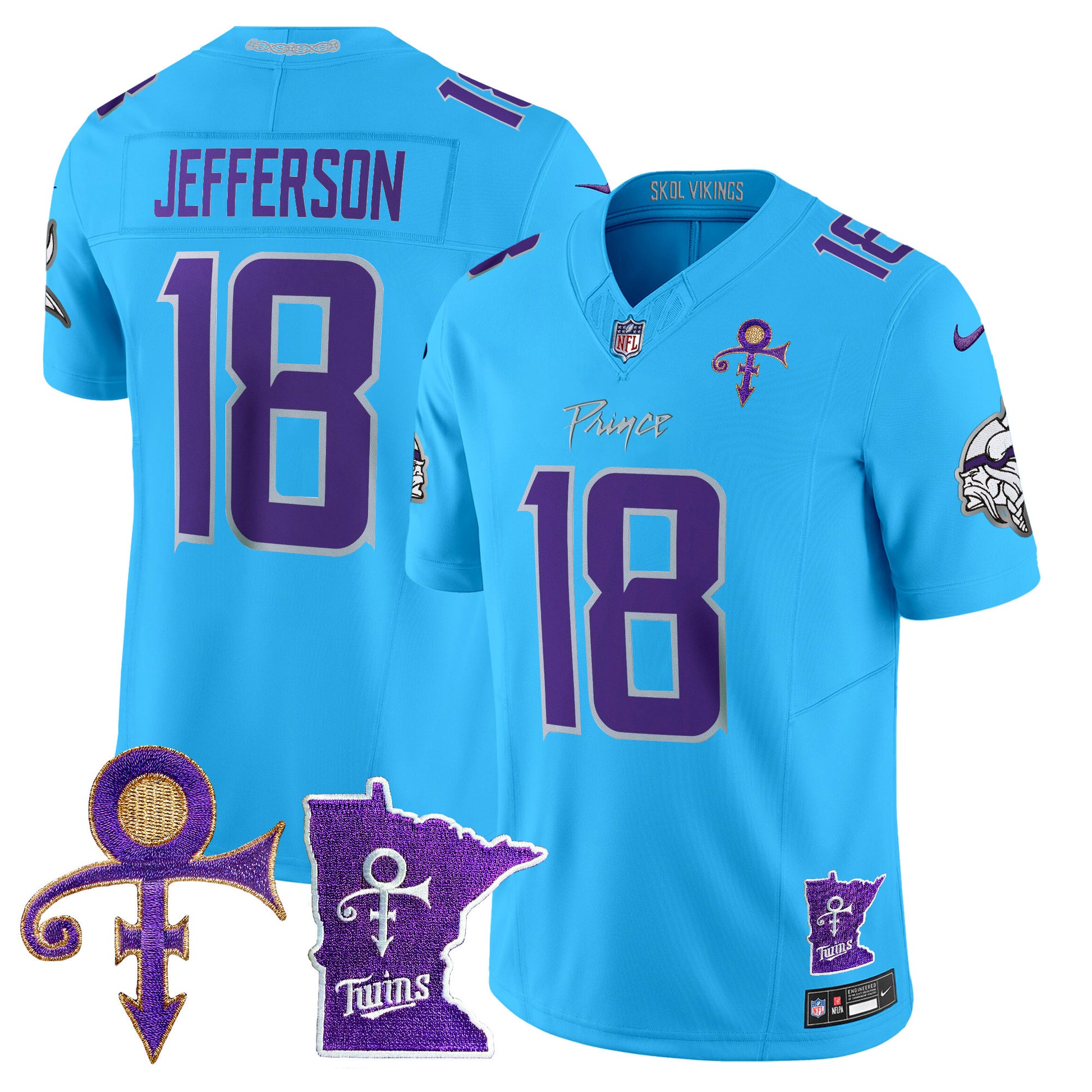 Light Blue - Justin Jefferson