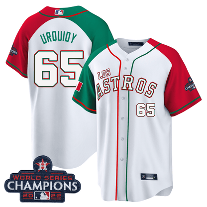 Men’s Houston “Los ” Hispanic Heritage Champions Patch Jersey