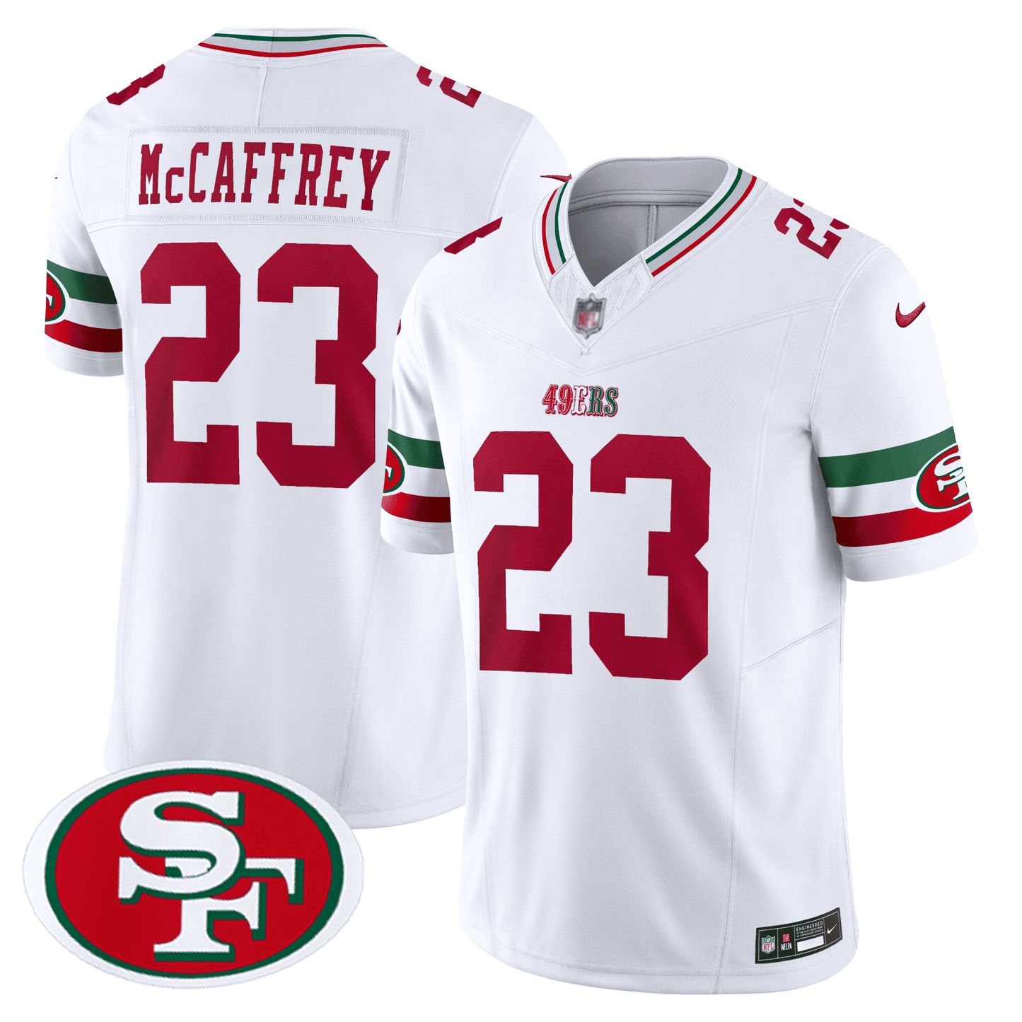 White - Christian McCaffrey
