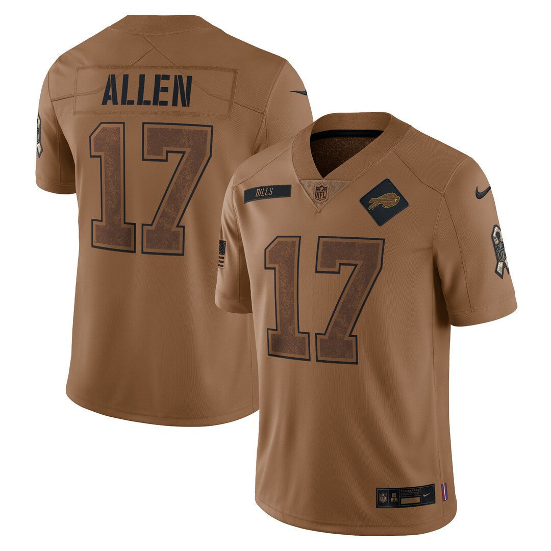 Buffalo 2023 Salute To Service Limited Jersey – Brown