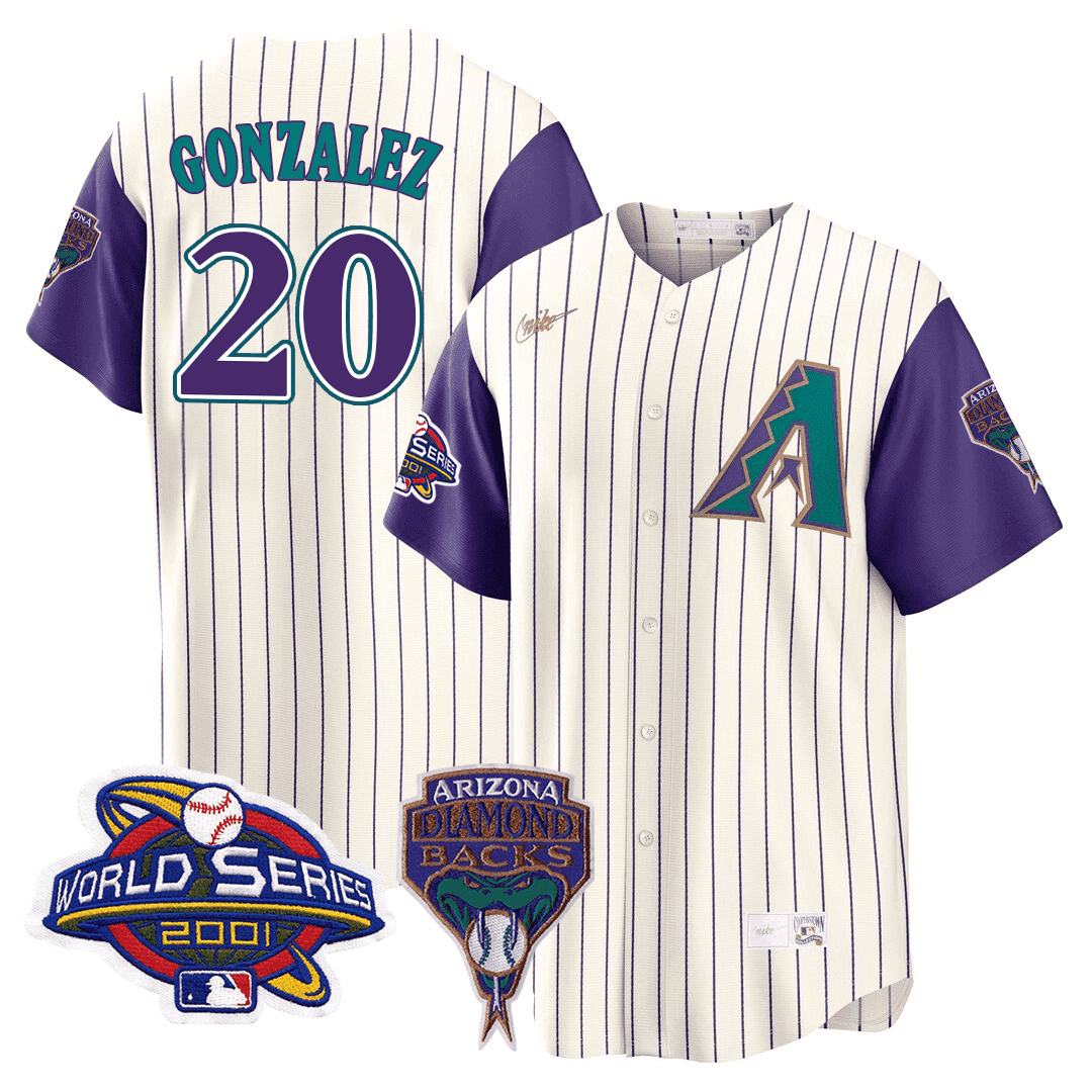 2001 World Series Patch - Luis Gonzalez